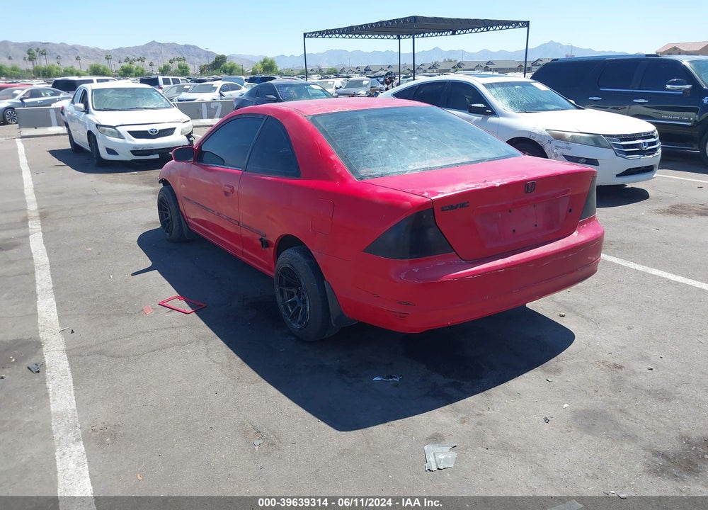 2002 HONDA CIVIC EX VIN: 1HGEM22952L053197