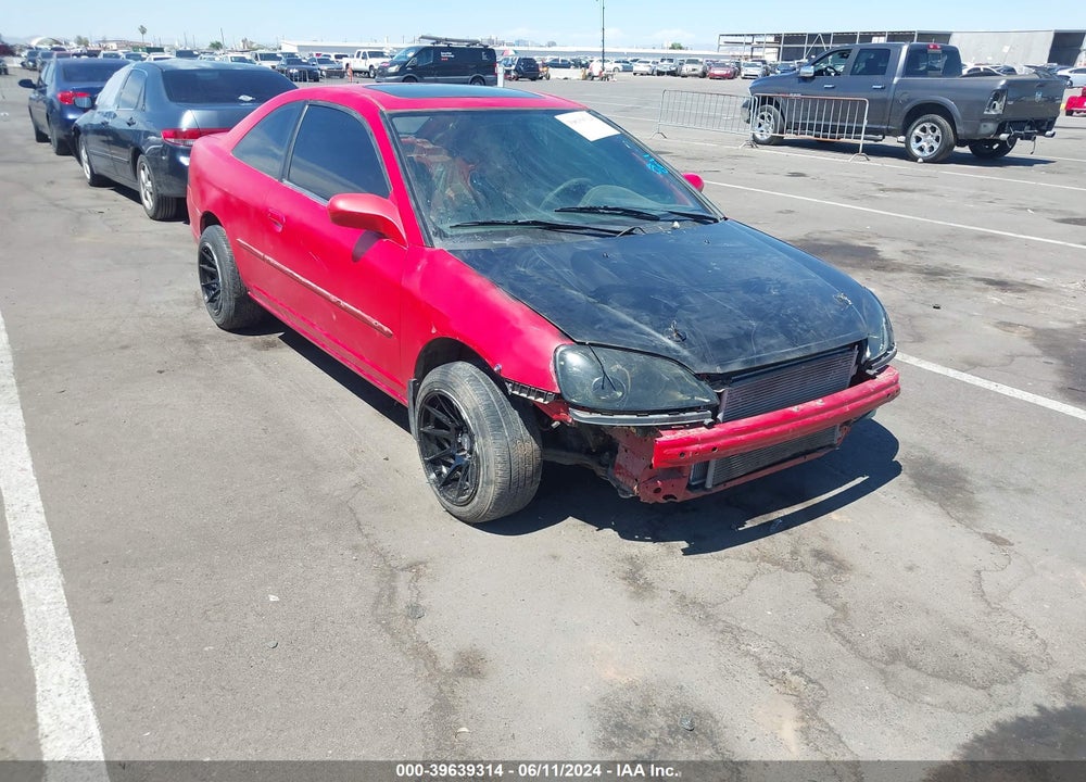 2002 HONDA CIVIC EX VIN: 1HGEM22952L053197
