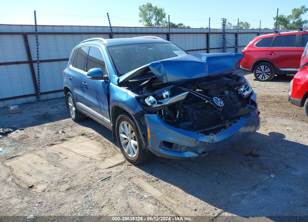 2017 VOLKSWAGEN TIGUAN 2.0T WOLFSBURG EDITION VIN: WVGSV7AX8HW503780