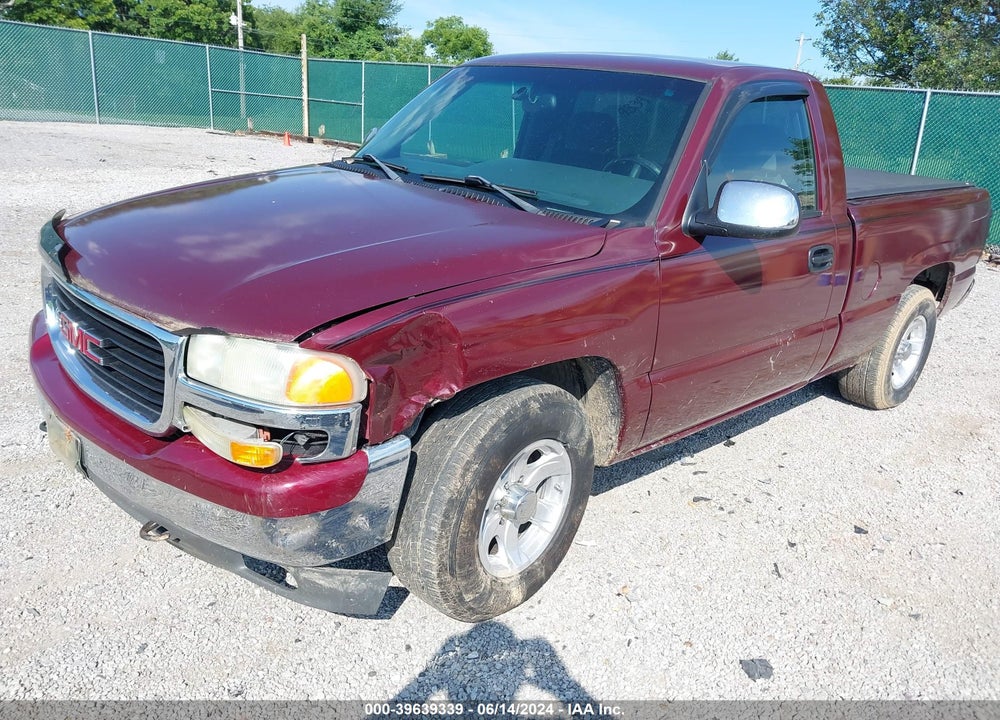 2002 GMC SIERRA 1500 SLE VIN: 1GTEC14V52Z334127
