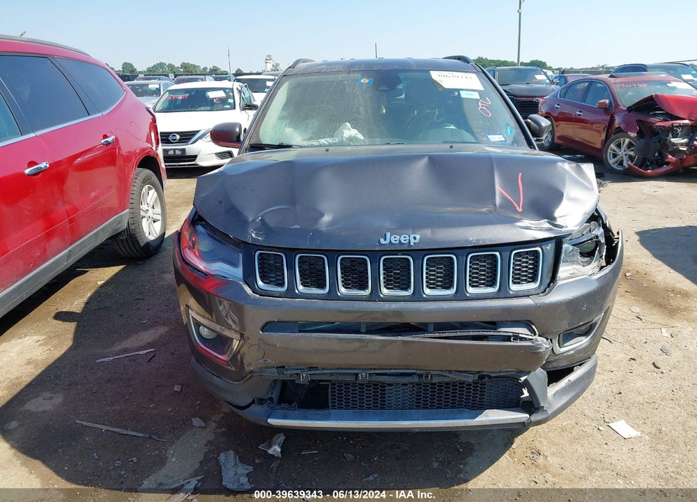 2018 JEEP COMPASS LIMITED FWD VIN: 3C4NJCCB2JT406724