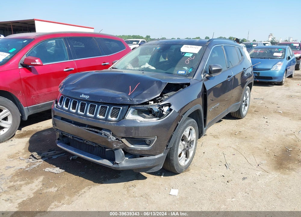 2018 JEEP COMPASS LIMITED FWD VIN: 3C4NJCCB2JT406724