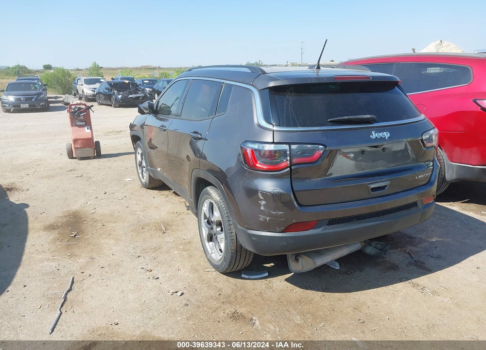 2018 JEEP COMPASS LIMITED FWD VIN: 3C4NJCCB2JT406724