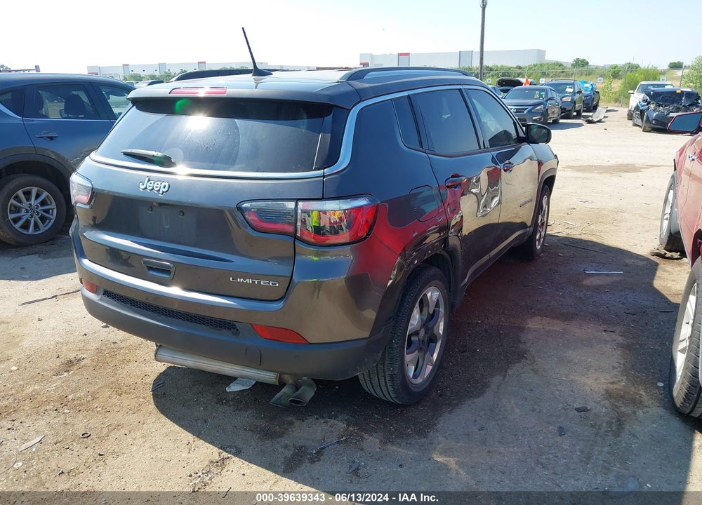 2018 JEEP COMPASS LIMITED FWD VIN: 3C4NJCCB2JT406724
