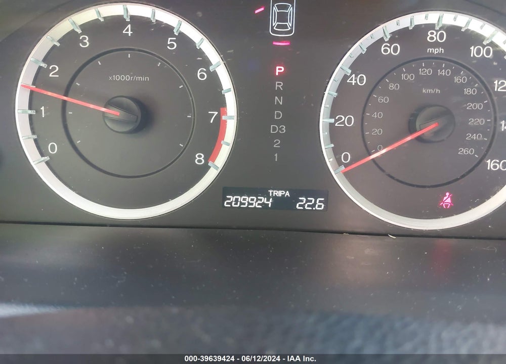 2012 HONDA ACCORD 2.4 LX-P VIN: 1HGCP2F44CA205688
