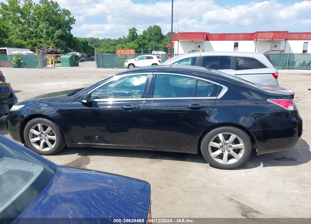 2012 ACURA TL 3.5 VIN: 19UUA8F52CA002221