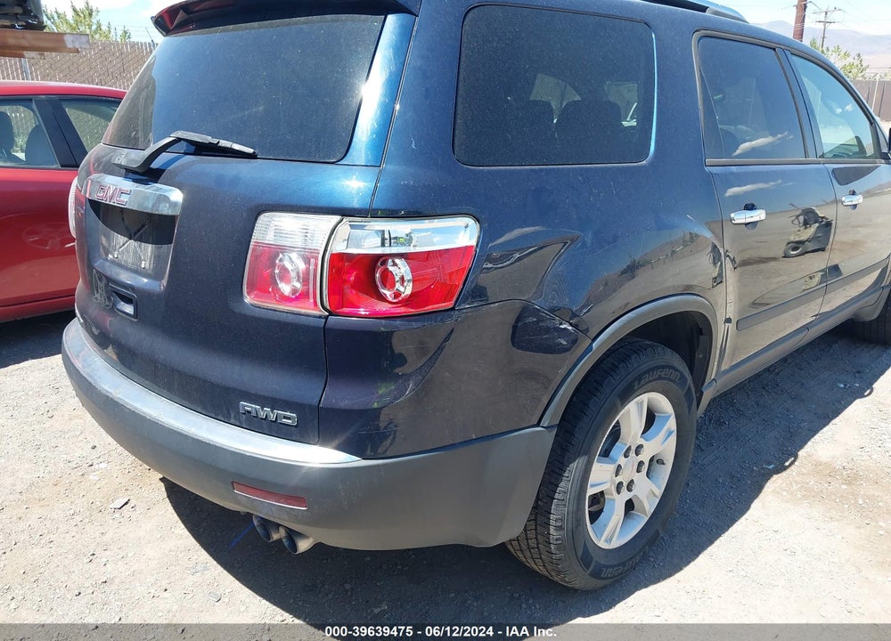 2009 GMC ACADIA SLE-1 VIN: 1GKEV13D89J106901