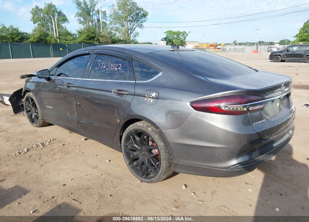2018 FORD FUSION HYBRID S VIN: 3FA6P0UU2JR278389