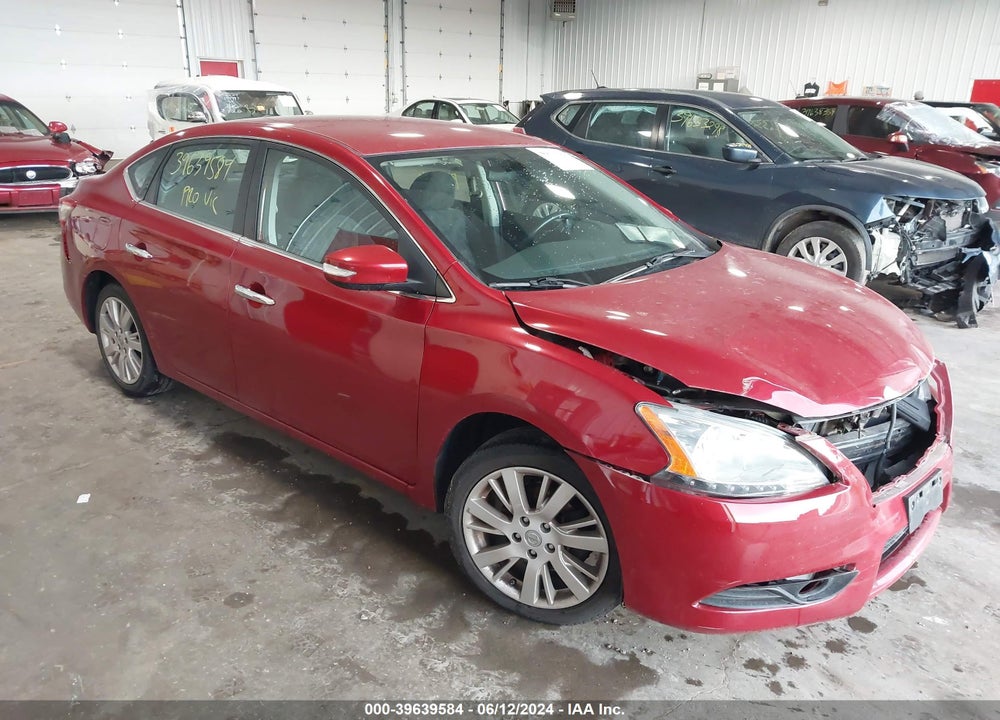 2013 NISSAN SENTRA SL VIN: 3N1AB7AP5DL607896