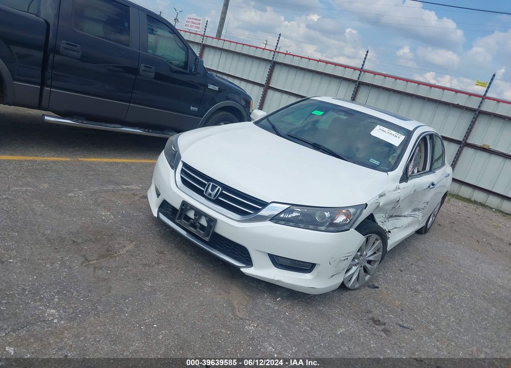 2014 HONDA ACCORD EX-L V-6 VIN: 1HGCR3F86EA008852