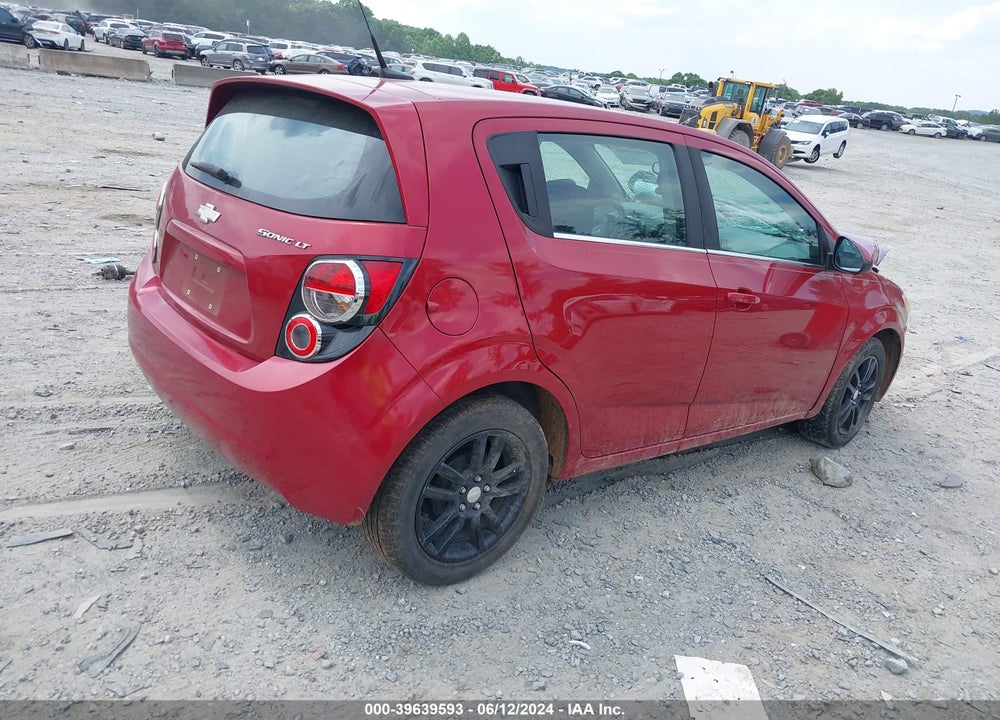 2013 CHEVROLET SONIC LT AUTO VIN: 1G1JC6SH0D4202989