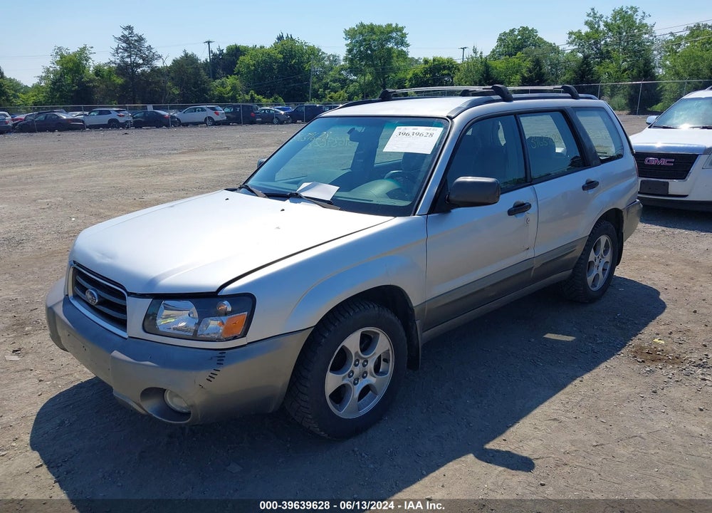 2003 SUBARU FORESTER XS VIN: JF1SG65643H736276