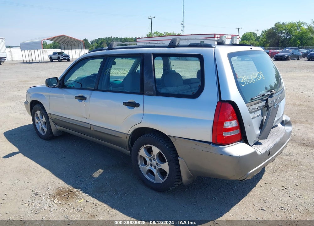 2003 SUBARU FORESTER XS VIN: JF1SG65643H736276