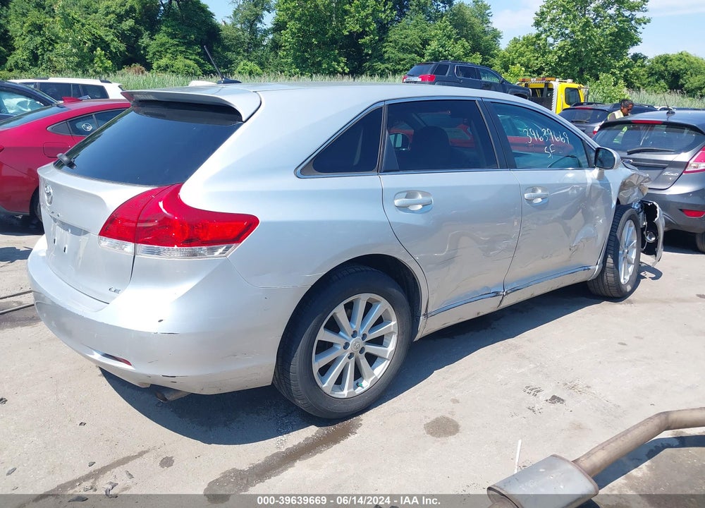 2012 TOYOTA VENZA LE VIN: 4T3ZA3BB5CU062367