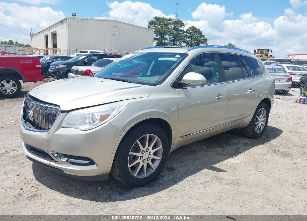 2013 BUICK ENCLAVE LEATHER VIN: 5GAKRCKD8DJ124647