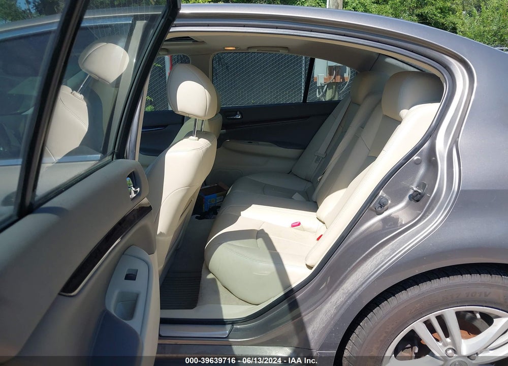 2012 INFINITI G37X VIN: JN1CV6AR1CM675435
