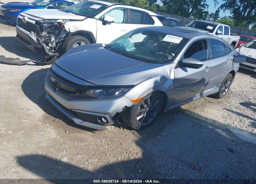 2019 HONDA CIVIC EX-L VIN: 19XFC1F71KE000272