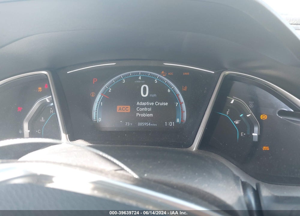 2019 HONDA CIVIC EX-L VIN: 19XFC1F71KE000272