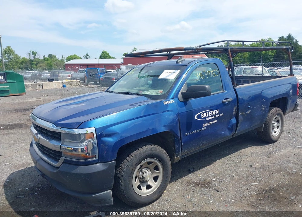 2016 CHEVROLET SILVERADO 1500 WT VIN: 1GCNCNEH6GZ254925