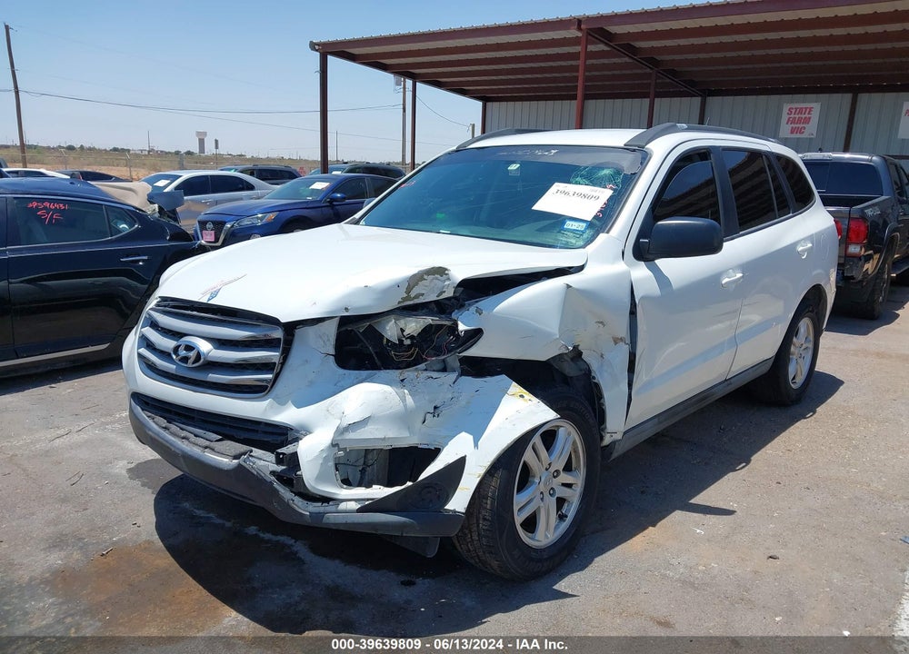 2012 HYUNDAI SANTA FE GLS VIN: 5XYZGDAB7CG114649