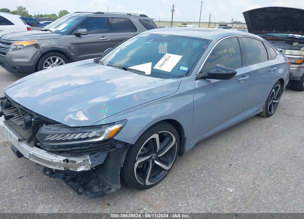 2022 HONDA ACCORD SPORT 2.0T VIN: 1HGCV2F32NA000046
