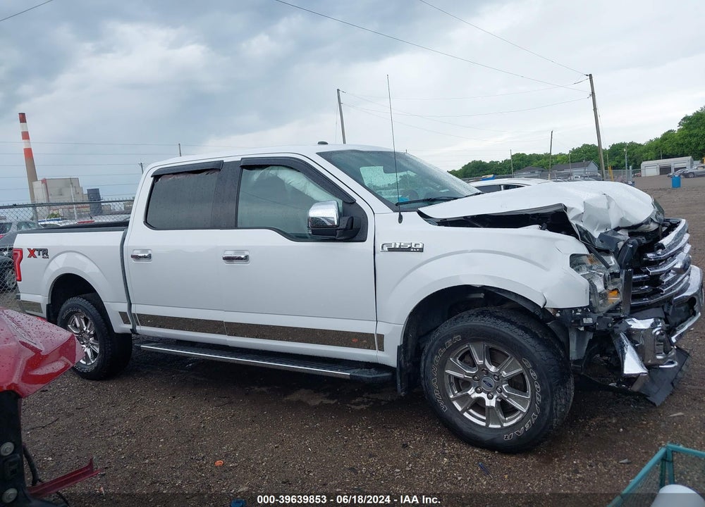 2016 FORD F-150 XLT VIN: 1FTEW1EF3GFC51612