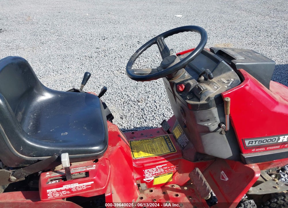 1989 HONDA RT 5000 LAWN TRACTOR VIN: FA2A-5001267