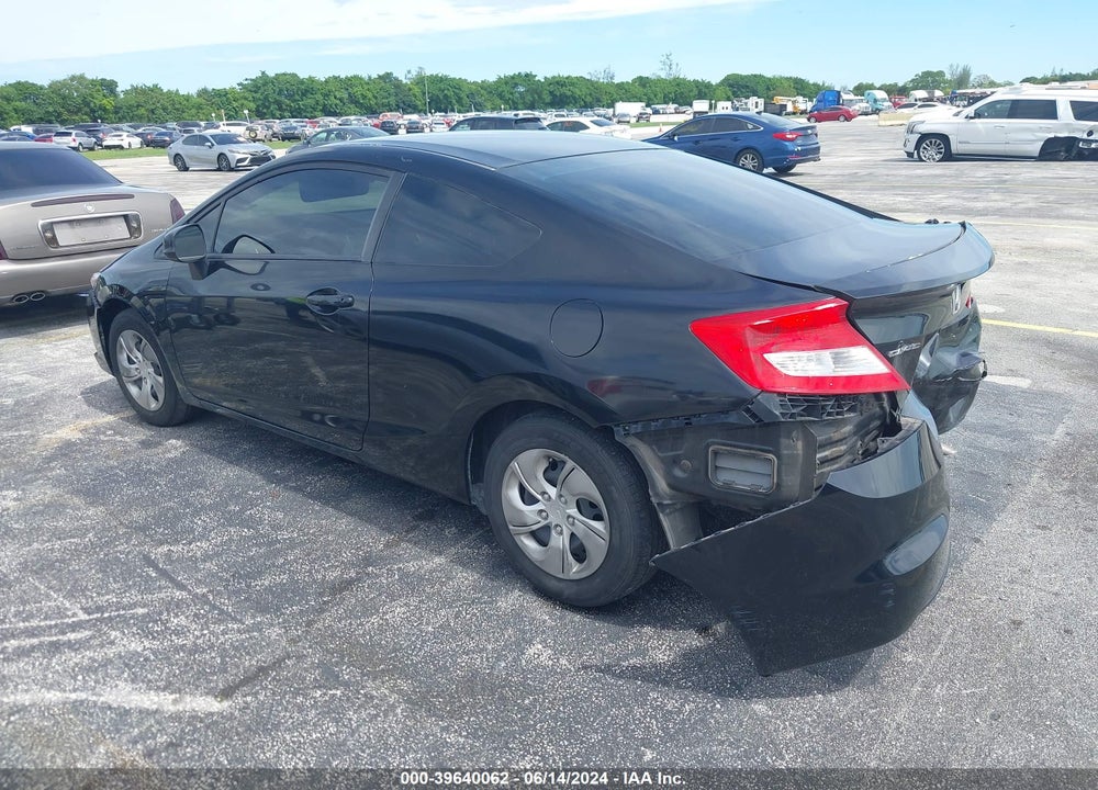 2013 HONDA CIVIC LX VIN: 2HGFG3B57DH527391