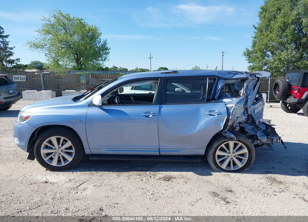 2009 TOYOTA HIGHLANDER HYBRID VIN: JTEEW41A692034086