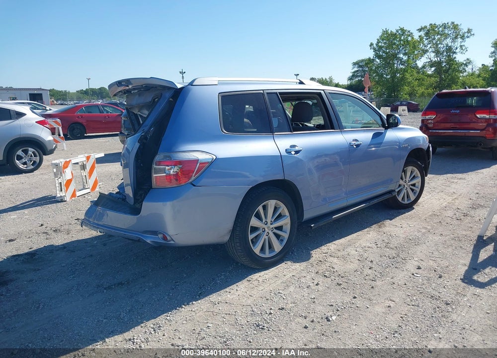 2009 TOYOTA HIGHLANDER HYBRID VIN: JTEEW41A692034086