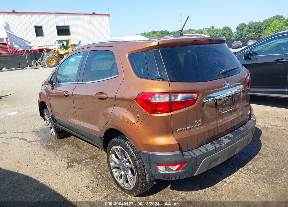 2020 FORD ECOSPORT TITANIUM VIN: MAJ6S3KL3LC366220