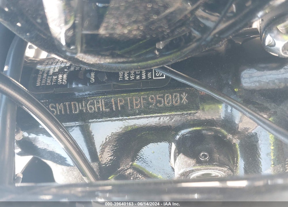2023 TRIUMPH MOTORCYCLE BONNEVILLE SPEEDMASTER VIN: SMTD46HL1PTBF9500