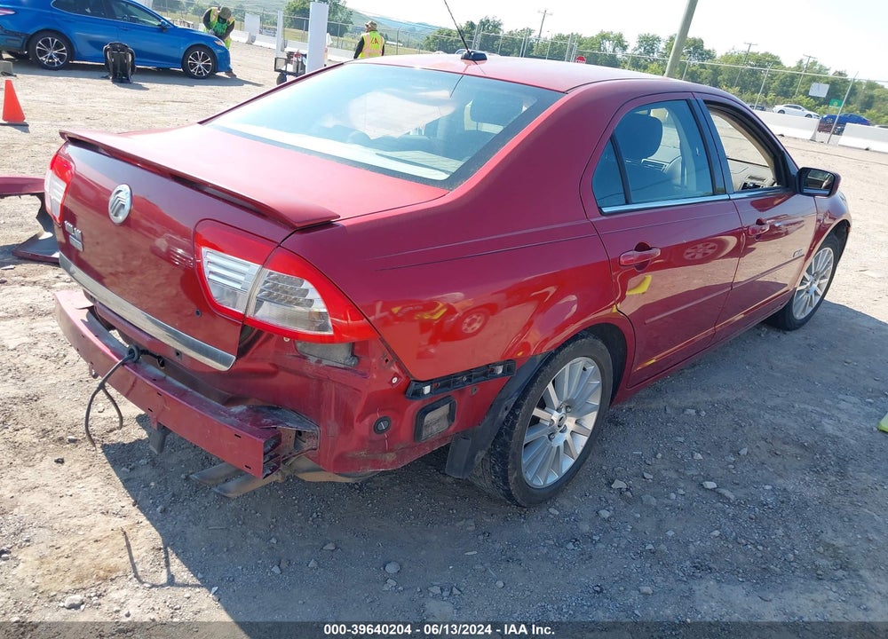 2007 MERCURY MILAN I4 PREMIER VIN: 3MEHM08Z27R632386
