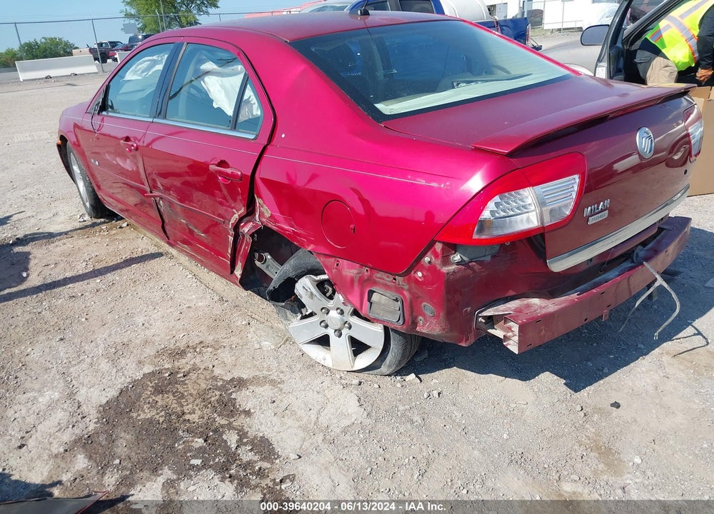 2007 MERCURY MILAN I4 PREMIER VIN: 3MEHM08Z27R632386