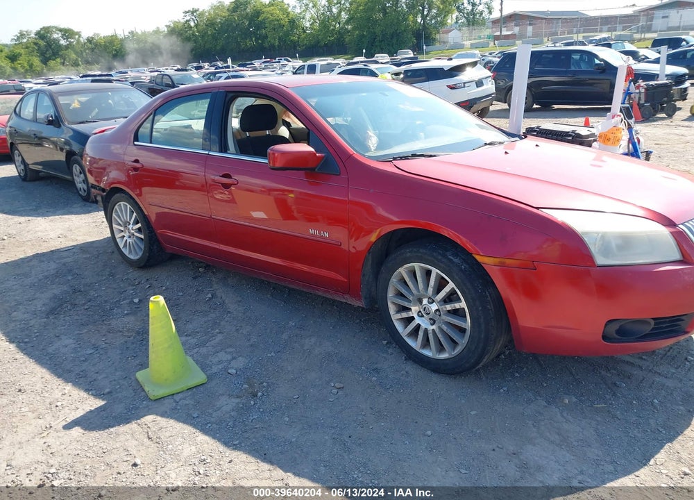 2007 MERCURY MILAN I4 PREMIER VIN: 3MEHM08Z27R632386