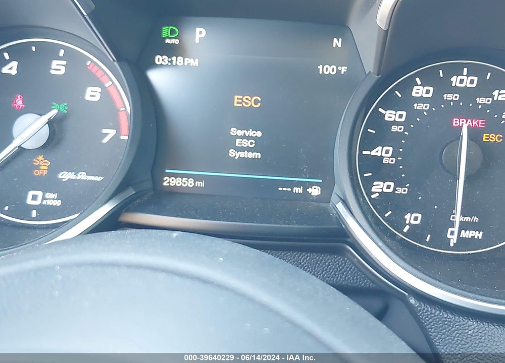 2018 ALFA ROMEO STELVIO AWD VIN: ZASFAKAN8J7B80213