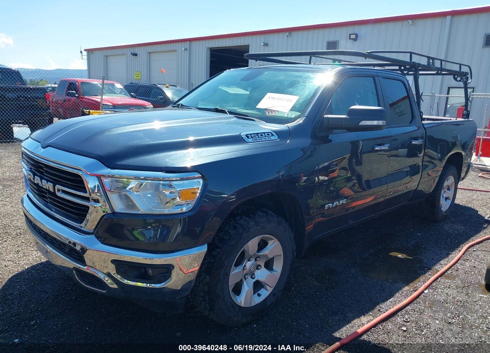 2019 RAM 1500 BIG HORN/LONE STAR QUAD CAB 4X4 6'4 BOX VIN: 1C6SRFBT2KN656027