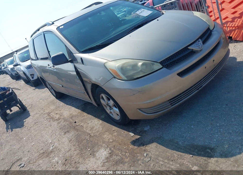 2005 TOYOTA SIENNA LE VIN: 5TDZA23CX5S365375