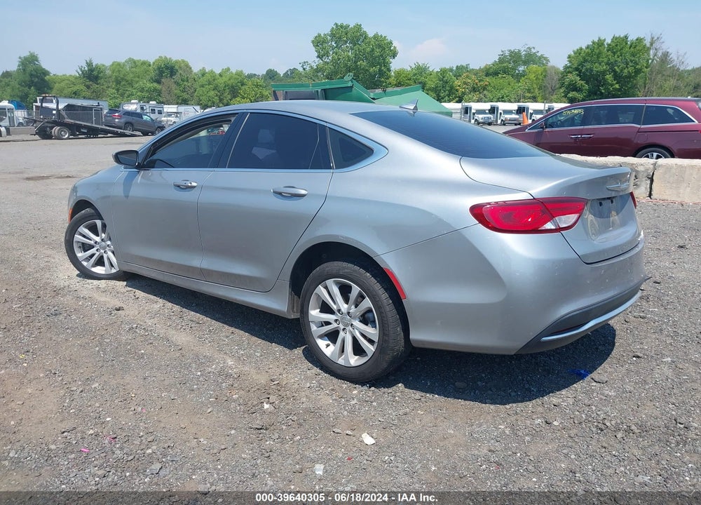 2017 CHRYSLER 200 LIMITED PLATINUM VIN: 1C3CCCAB1HN508812