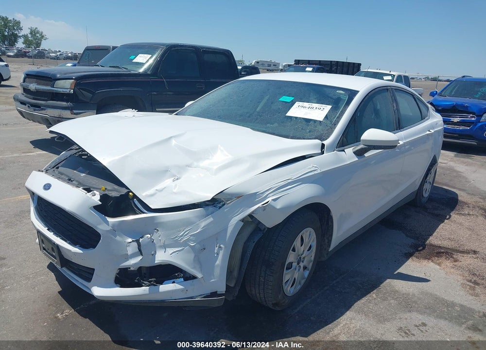 2014 FORD FUSION S VIN: 1FA6P0G71E5393922