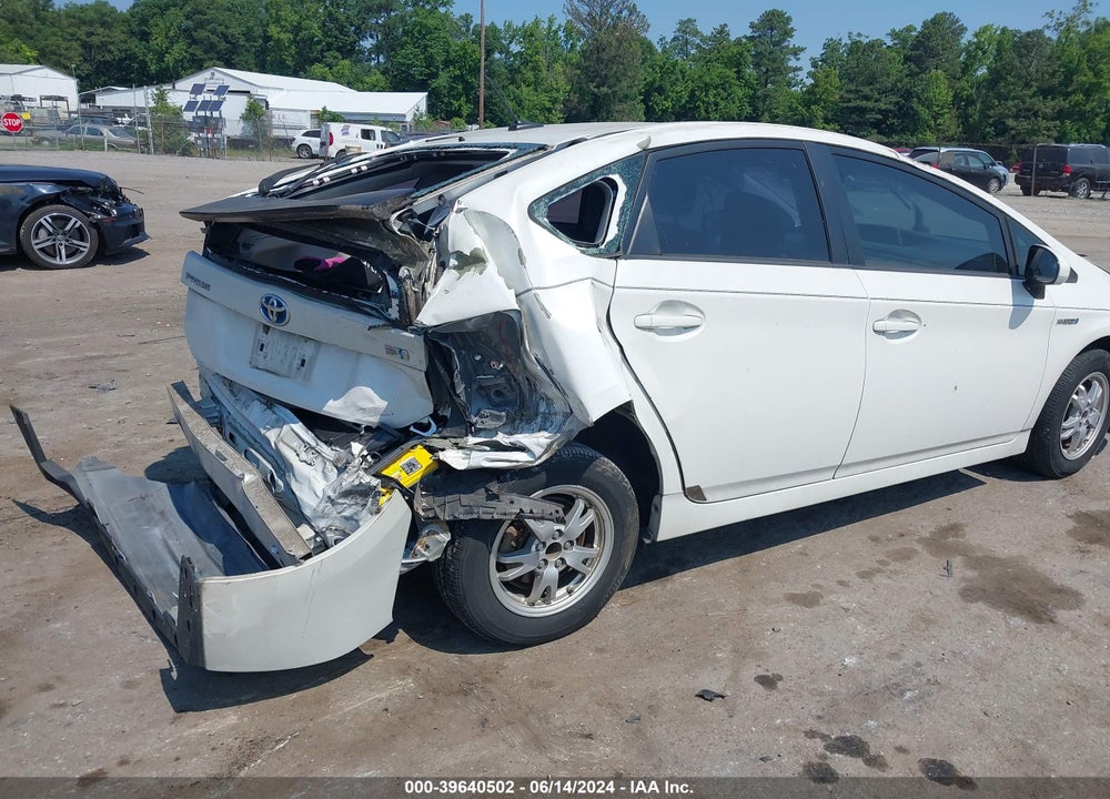 2010 TOYOTA PRIUS II VIN: JTDKN3DUXA0207912
