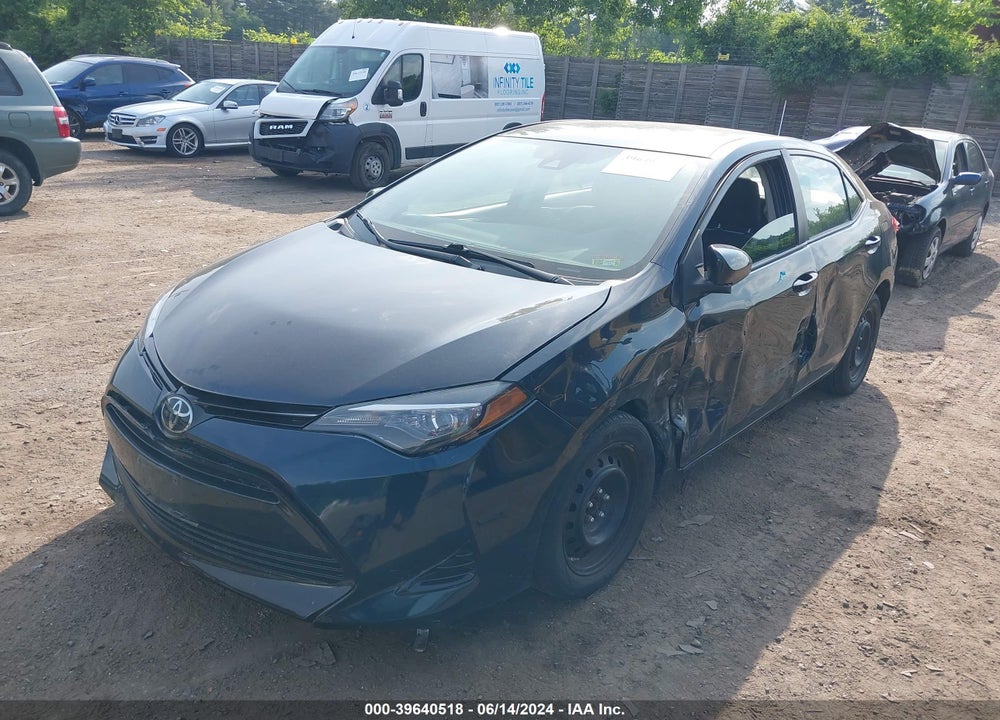 2018 TOYOTA COROLLA LE VIN: 2T1BURHE8JC016472