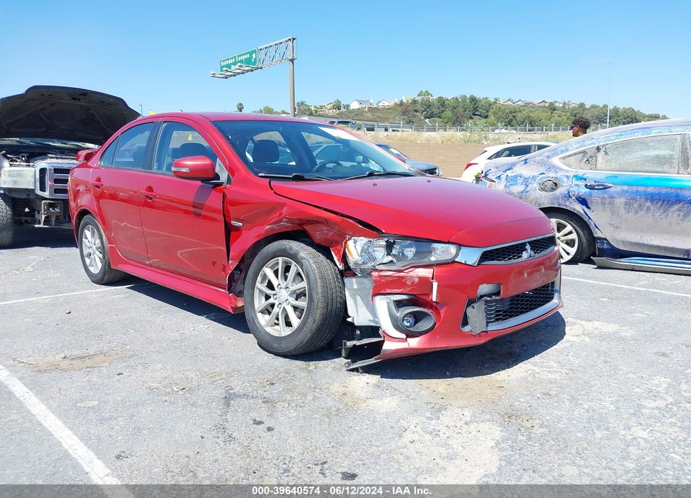2016 MITSUBISHI LANCER ES VIN: JA32U2FU9GU002320