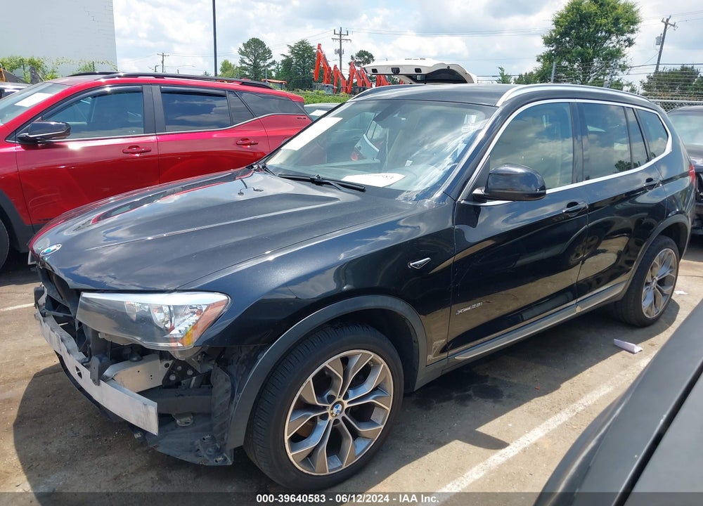 2015 BMW X3 XDRIVE28I VIN: 5UXWX9C55F0D52437