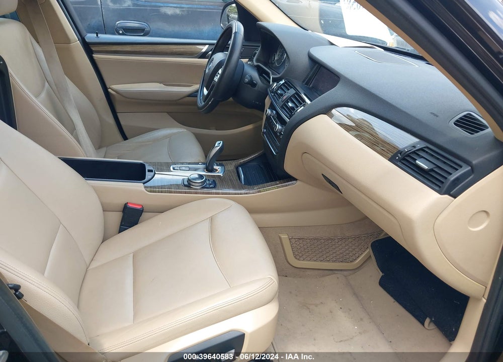 2015 BMW X3 XDRIVE28I VIN: 5UXWX9C55F0D52437