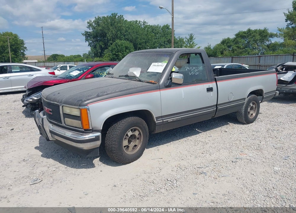 1992 GMC SIERRA C1500 VIN: 1GTEC14K5NE509168