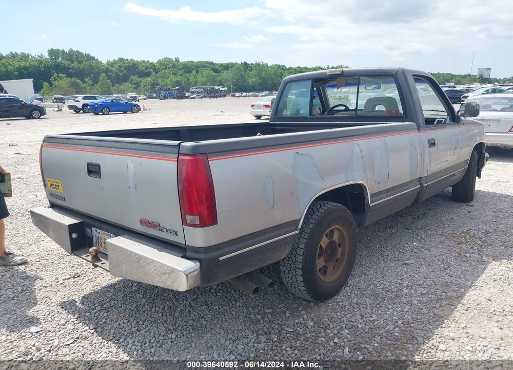 1992 GMC SIERRA C1500 VIN: 1GTEC14K5NE509168