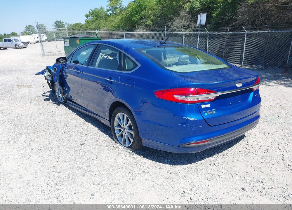 2017 FORD FUSION ENERGI SE LUXURY VIN: 3FA6P0PU2HR160719