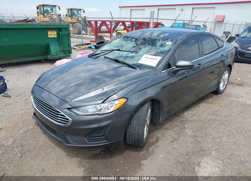2019 FORD FUSION SE VIN: 3FA6P0HD9KR215656