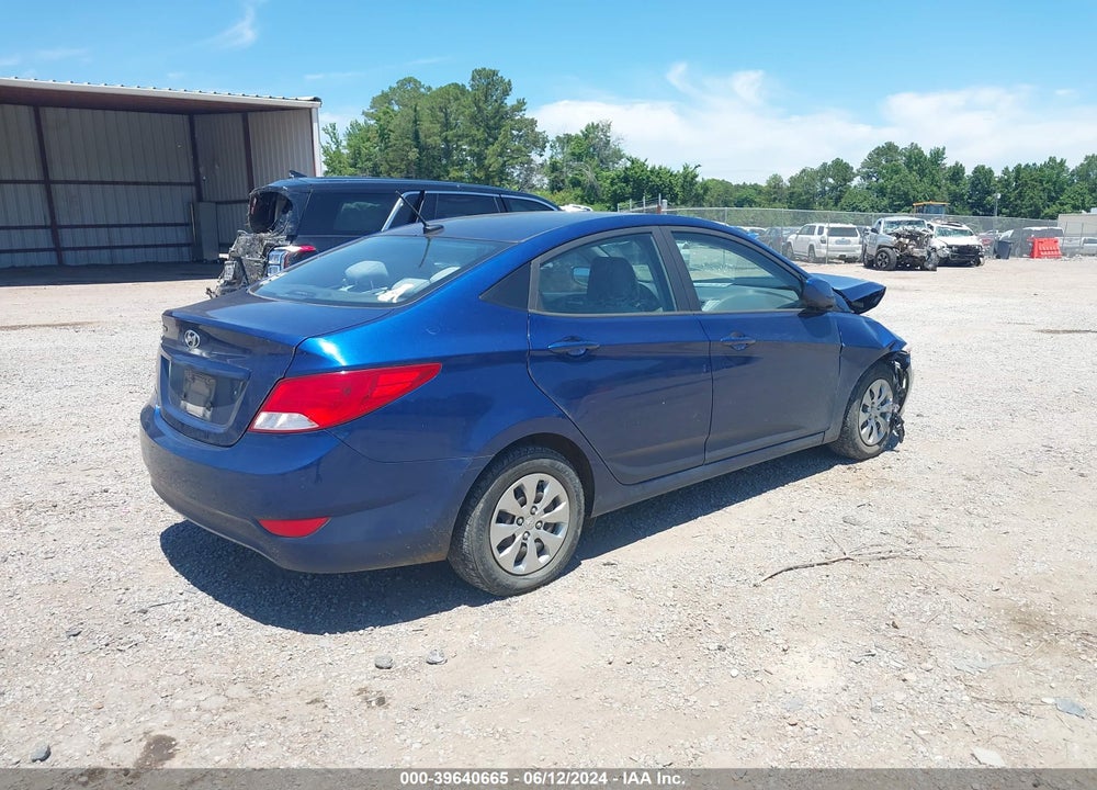2017 HYUNDAI ACCENT SE VIN: KMHCT4AE0HU316357